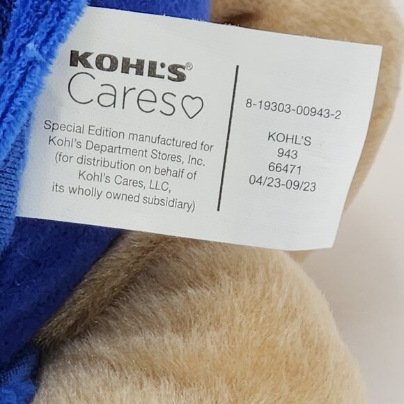Kohls Cares Paddington Bear Plush Stuffed Animal Red Hat Blue Coat Tags 2023 - Picture 7 of 11